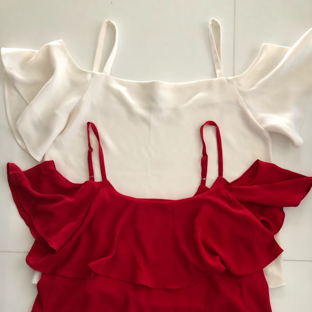Ann Taylor Cold Shoulder Tops